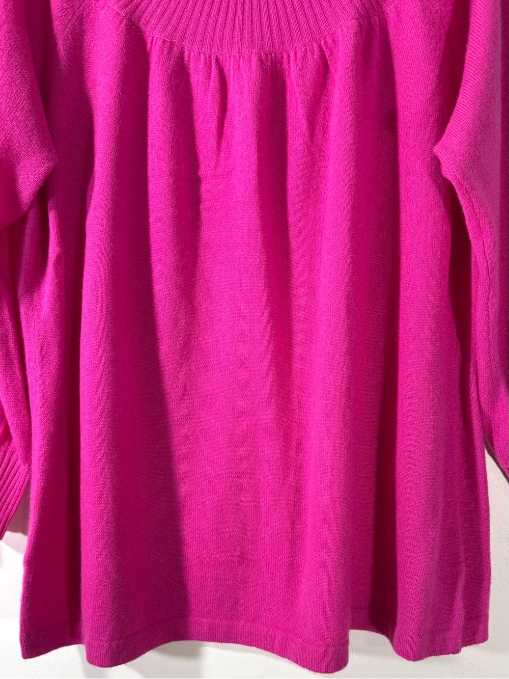Precious Fibers pink cashmere sweater 1X - Picture 3 of 9